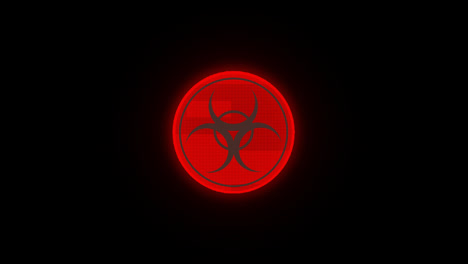 Biohazard-Radiation-nuclear-signs-loop-Animation-video-transparent-background-with-alpha-channel.